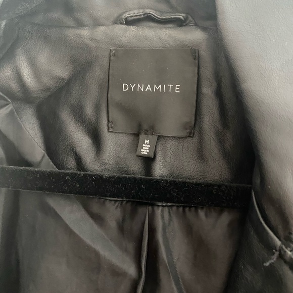 Dynamite leather jacket - Picture 2 of 2